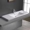 Drop In Sink in Ceramic, Modern, With Counter Space